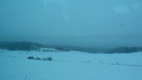 Turku Im Zug von Helsinki nach Turku