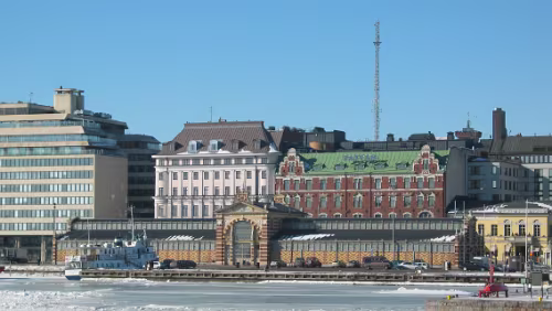 Helsinki alte Markthalle am Marktplatz