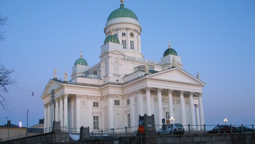 Heureka die Domkirche zur Abendstunde