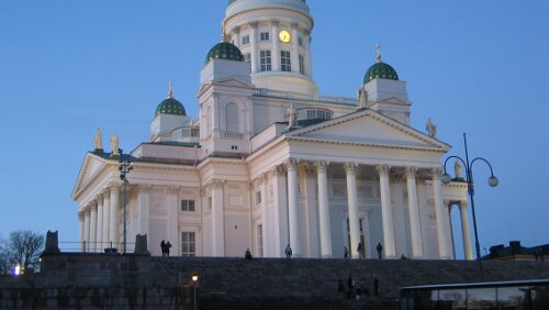 Heureka die Domkirche zur Abendstunde
