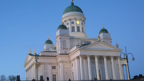 Heureka die Domkirche zur Abendstunde