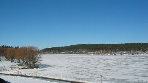 Hämeenlinna See an der Burg