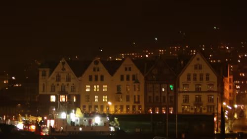 Bergen Bergen mit Blick auf die Bryggen