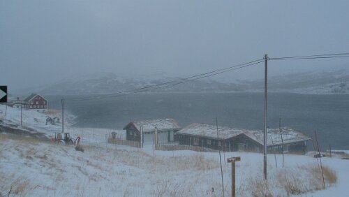 Lillehammer Eine sehr steife Brise irgendwo auf der E16 zwischen Lærdal und Fagernes
