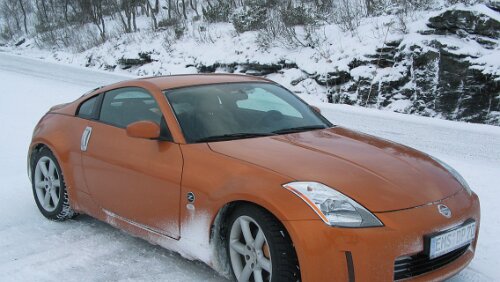 Lillehammer Der Wagen auf eher untypischem Terrain