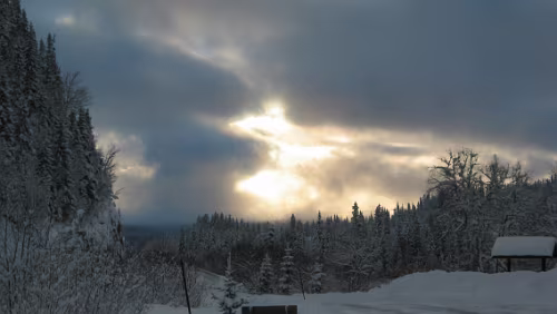 Mosjøen Auf der Fahrt von Trondheim nach Mosjøen