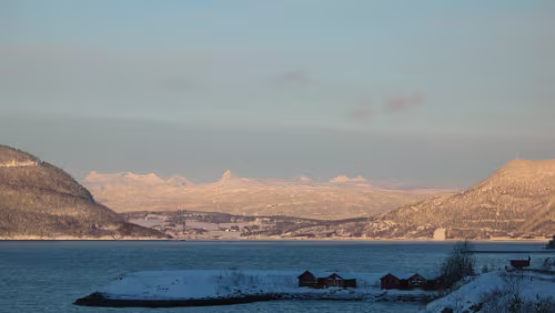 Bognes Kurz vor Fauske am Skjerdalsfjord