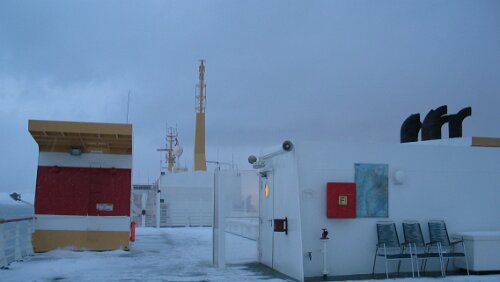 2. Tag Hurtigrute Havøysund, die M/S Narvik von hinten gesehen