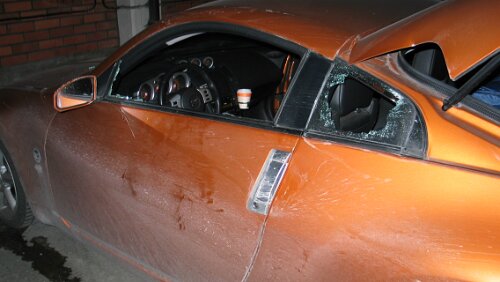 Kemi Einbruch ins Auto in der Hotelgarage des Hotels Dragonen in Umeå