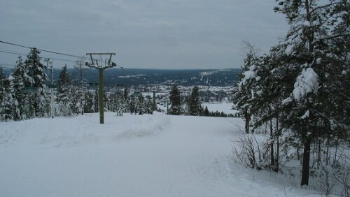 Rovaniemi Skigebiet auf dem Ounasvaara