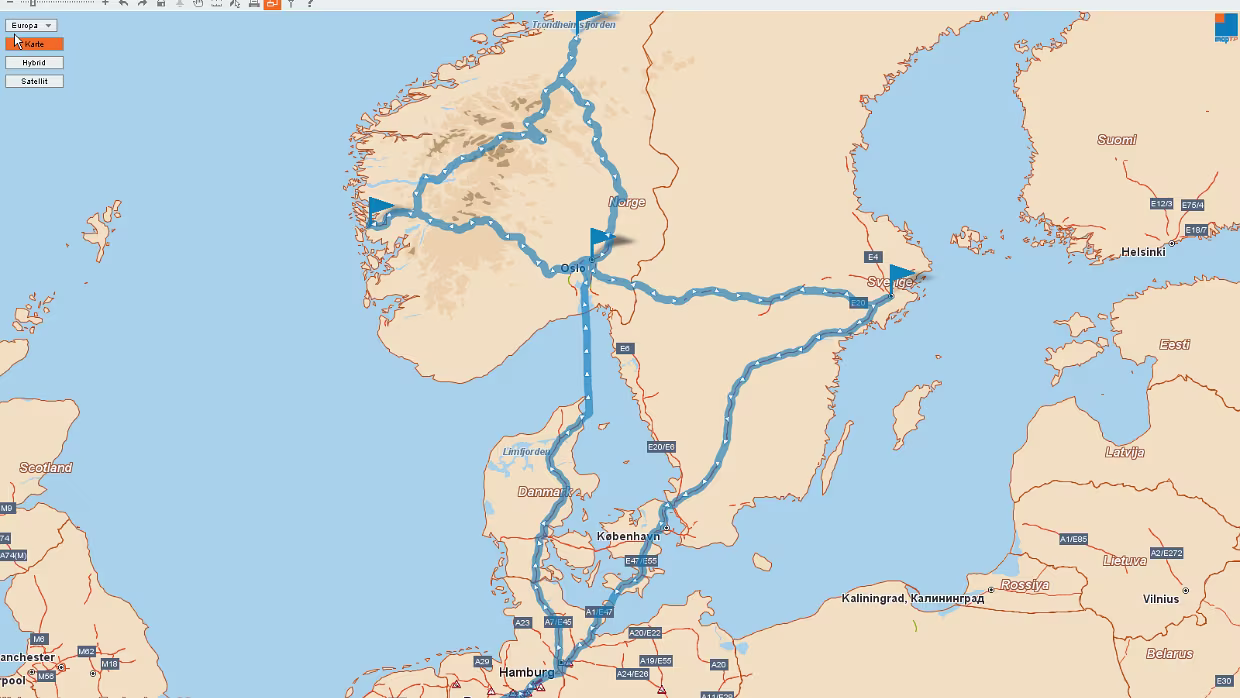 Zusammenfassung 2008/12 Karte – Reiseroute 2008 ∑ Hahnstätten – Limburg Süd – Düsseldorf Flughafen – DUS – – – OSL – Oslo S – Nationaltheatret –...