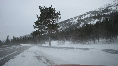 Mosjøen – Harstad Heftiger Sturm