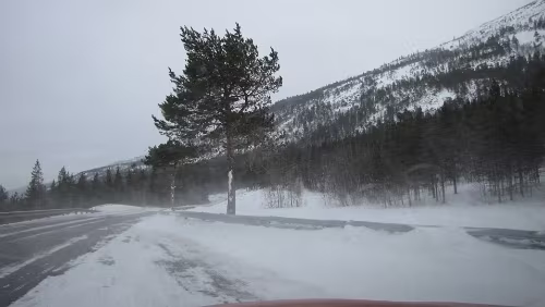 Mosjøen – Harstad Heftiger Sturm