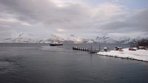 Mosjøen – Harstad Die Fähre nach Skaberget