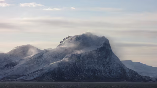 Bodø – Rørvik Ausläufer des Gletschers Svartisen