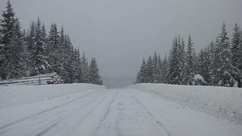 Trondheim – Geilo Auf der 250 zwischen Lillehammer und Dokka