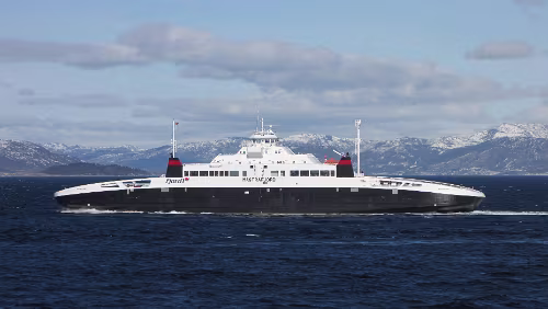Bergen – Stavanger Schiff der Rederei Fjord1