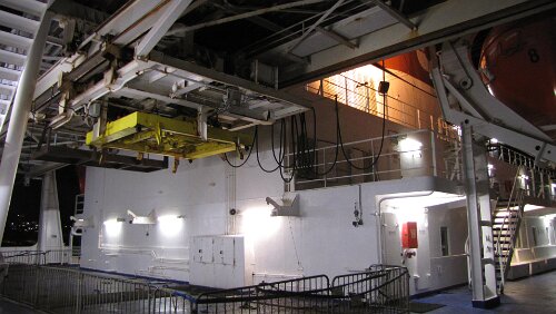 Stavanger – Oslo Konstruktion auf dem Schiff