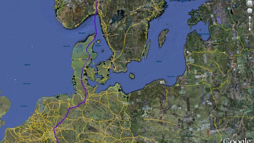 Oslo – Hahnstätten Überblick über die Tour des Tages