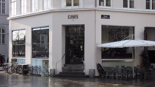 Frankfurt (Main) Süd – København H „Cafe Europa“, Fußgängerzone Strøget