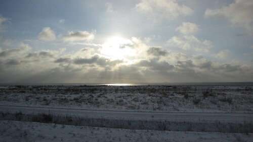 Frankfurt (Main) Süd – København H Kurz vor der Öresundbrücke