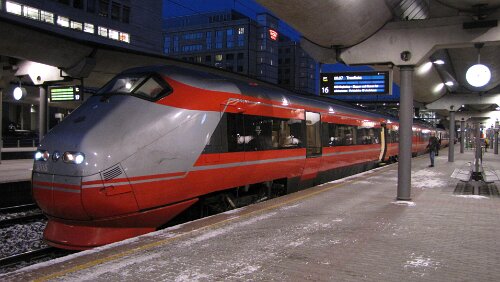 Oslo S – Trondheim Zug 41 von Oslo S nach Trondheim