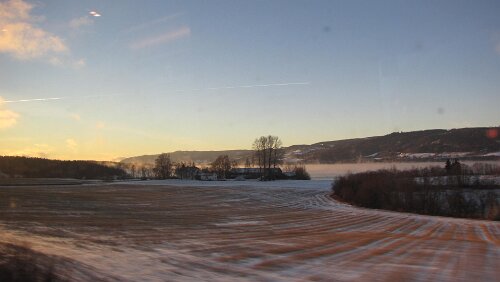 Oslo S – Trondheim Kurz vor Lillehammer