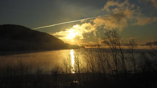 Oslo S – Trondheim Kurz vor Lillehammer