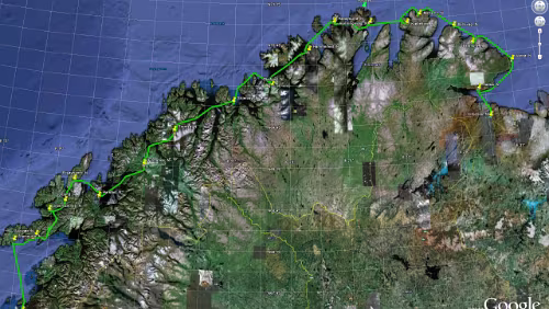 Hurtigrute Bodø – Svolvær Überblick über die Tour des Tages · Sonntag: Bodø, Stamsund, Svolvær