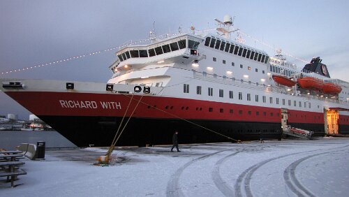 Hurtigrute Bodø – Svolvær Die Richard With in Bodø
