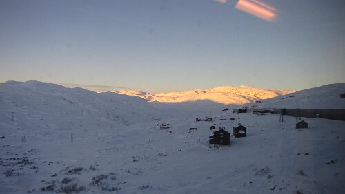 Bergen – Stockholm C Rechts gut zu sehen die Gallerie in der der Zug fährt