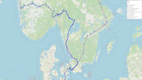 København H – Oslo S Überblick über die Tour des Tages Mittwoch: København H - Göteborg C , Göteborg C - Kil stn , Kil stn - Oslo S
