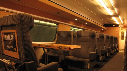 København H – Oslo S 1. Klasse in der SJ von København H nach Göteborg