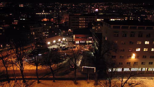 København H – Oslo S Oslo, Ausblick aus dem Hotel Anker