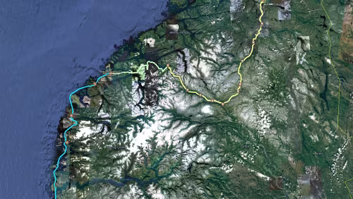 Bergen – Trondheim Überblick über die Tour des Tages Freitag: … Florø , Måløy , Torvik , Ålesund , Ålesund - Åndalsnes, Åndalsnes - Dombås , Dombås - Trondheim , …