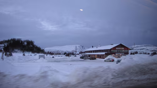 Bergen – Trondheim Platz am Nysætervatnet, ein See in der Gemeinde Stranda und Sykkylven in Møre und Romsdal gelegen.