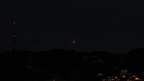 Trondheim – Bodø – Svolvær Totale Mondfinstersnis von Bodø aus gesehen