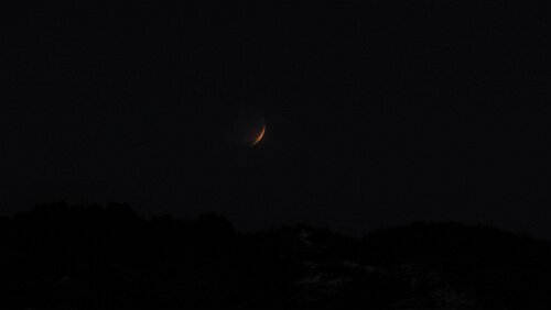 Trondheim – Bodø – Svolvær Totale Mondfinstersnis von Bodø aus gesehen