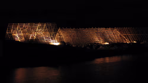 Trondheim – Bodø – Svolvær Trockengestelle für Fische