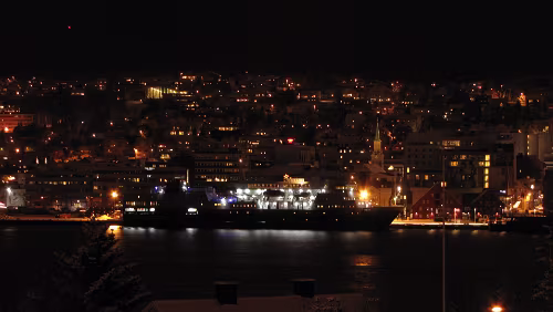 Stokmarknes – Skjervøy Die M/S Vesterålen in Tromsø
