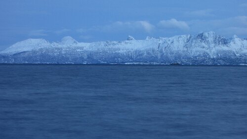 Tromsø – Harstad – Narvik Am Hafen von Harstad