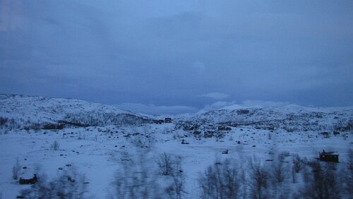 Narvik – Boden C Die Bahnstrecke und die E10 berühren sich fast
