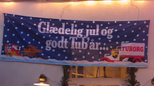 Boden C – Stockholm C – København H „Glædelig jul og godt Tub'år“, „Frohe Weihnachten und gutes Neues Bier“