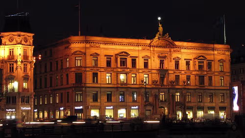 Boden C – Stockholm C – København H Nordea, am Kongens Nytorv