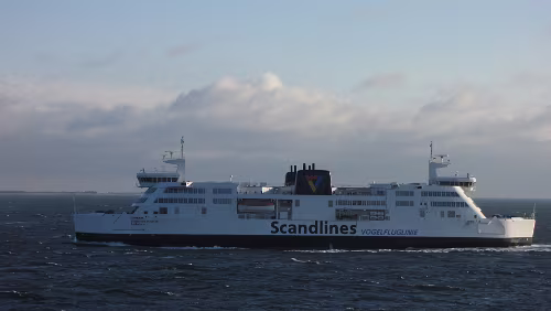 København H – Limburg Süd Scandlines Prinsesse Benedikte, auf der Fahrt von Puttgarden nach Rødby Færge