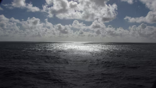 Odder – Sandnes Auf offener See, gut die Hälfte der Strecke ist zurück gelegt