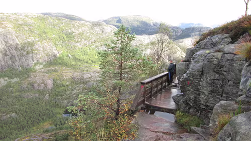 Preikestolen Das Ziel ist fast erreicht