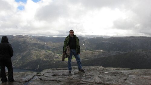 Preikestolen Markus auf dem Preikestolen