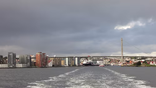Sandnes – Fotlandsvåg Letzter Blick auf Stavanger