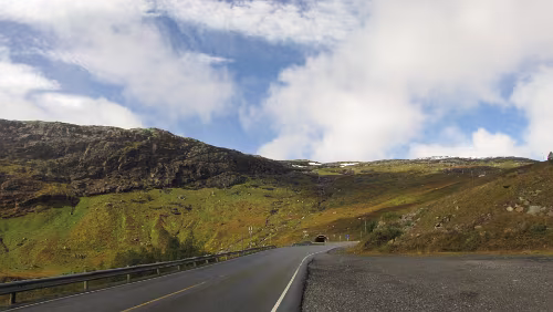 Sandnes – Fotlandsvåg Kurz vor der Einfahrt in den Røldalstunnelen